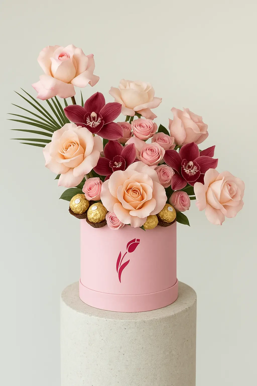 White Elegance: Luxury White Rose Arrangement