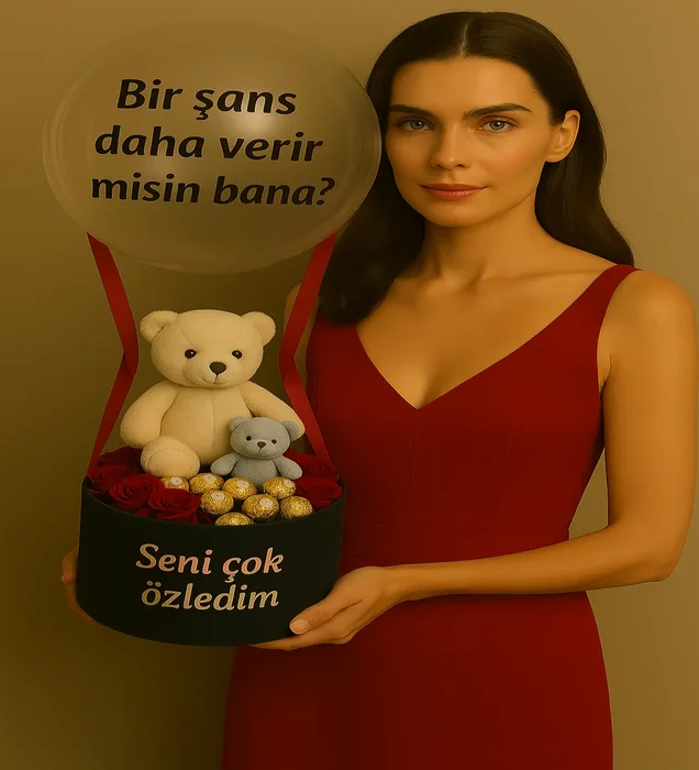 Özür Dilerim Hediyesi Balon Kutusu