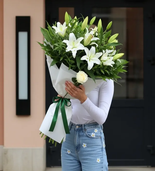 Symbol of Purity Premium Lilyum Buketi