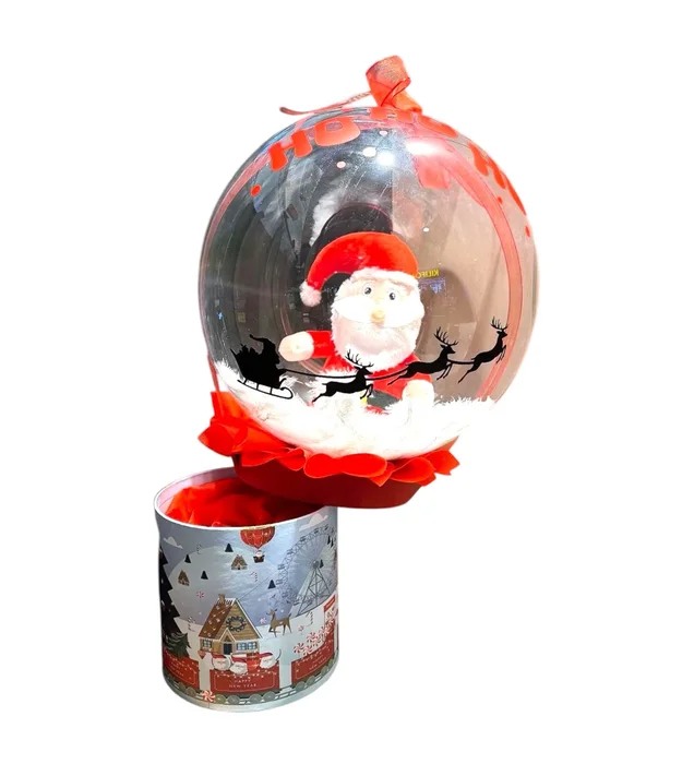 Yeni Yıl Noel Baba Hediyesi Balon Kutusu