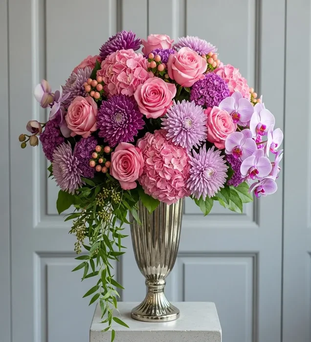 Luxury Purple & Pink Arrangement