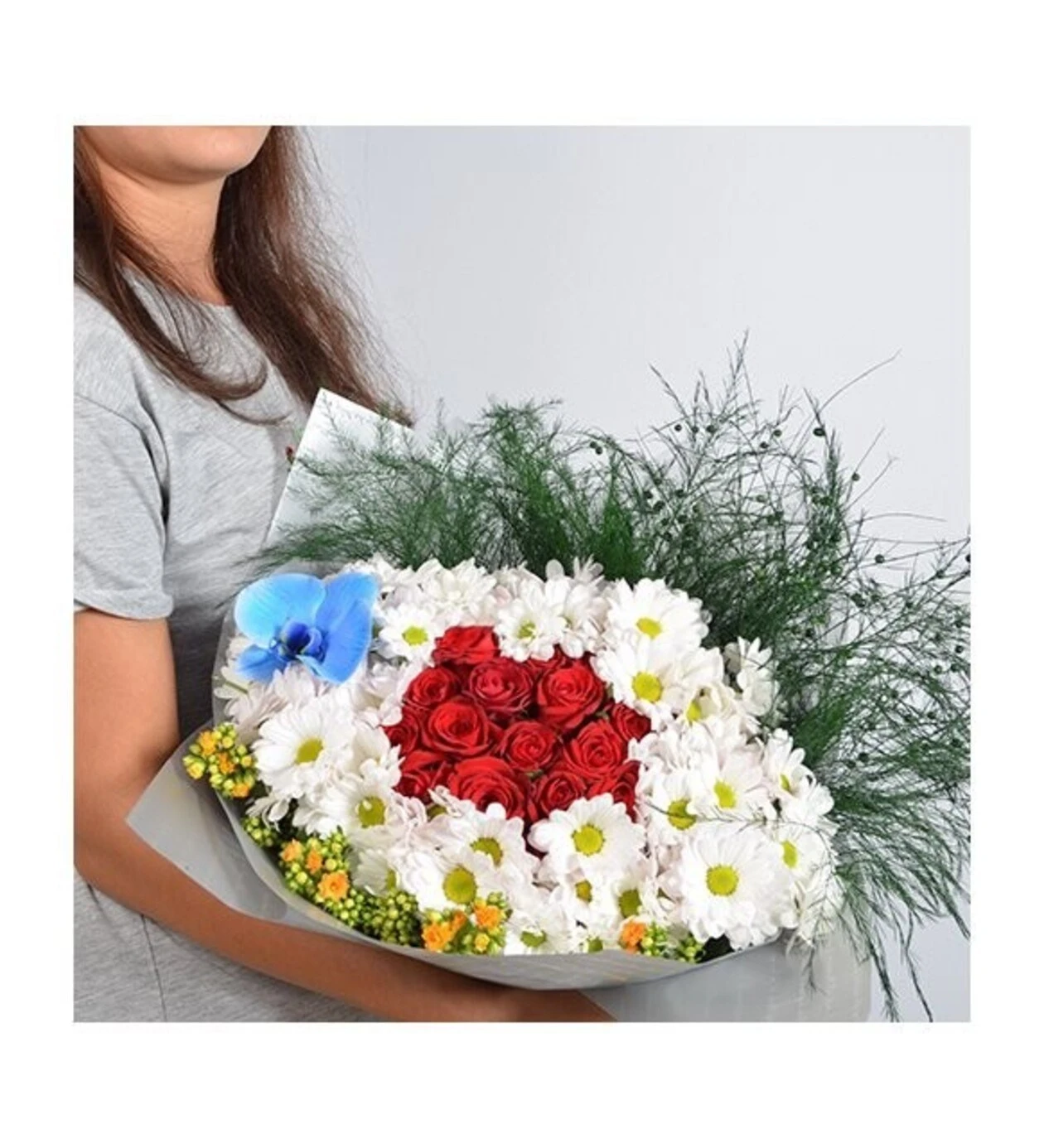 Red Lady Flowers Bouquet