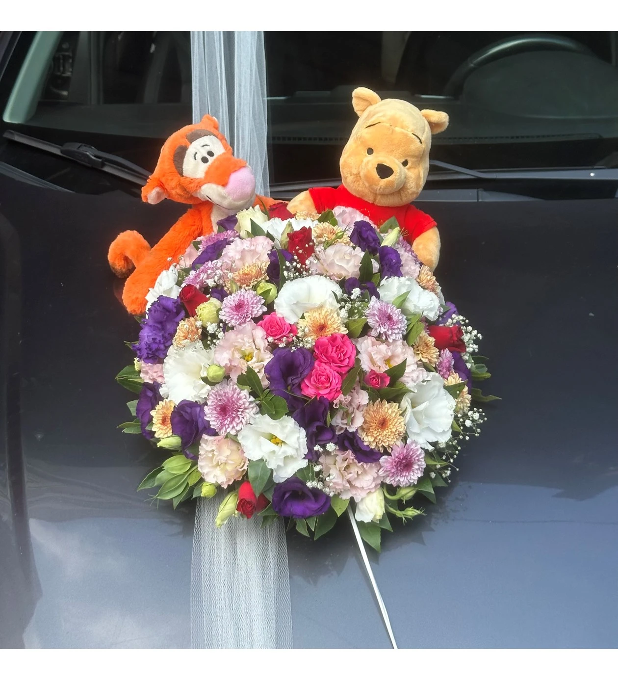 Winnie The Pooh Gelin Arabası Süslemesi