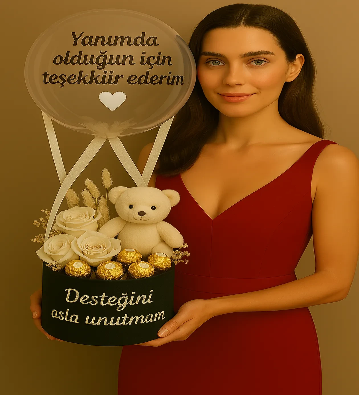 Teşekkür Hediyesi Balon Kutusu