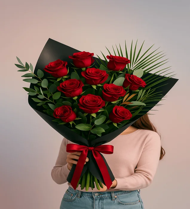 Red Passion Kırmızı Gül Buketi
