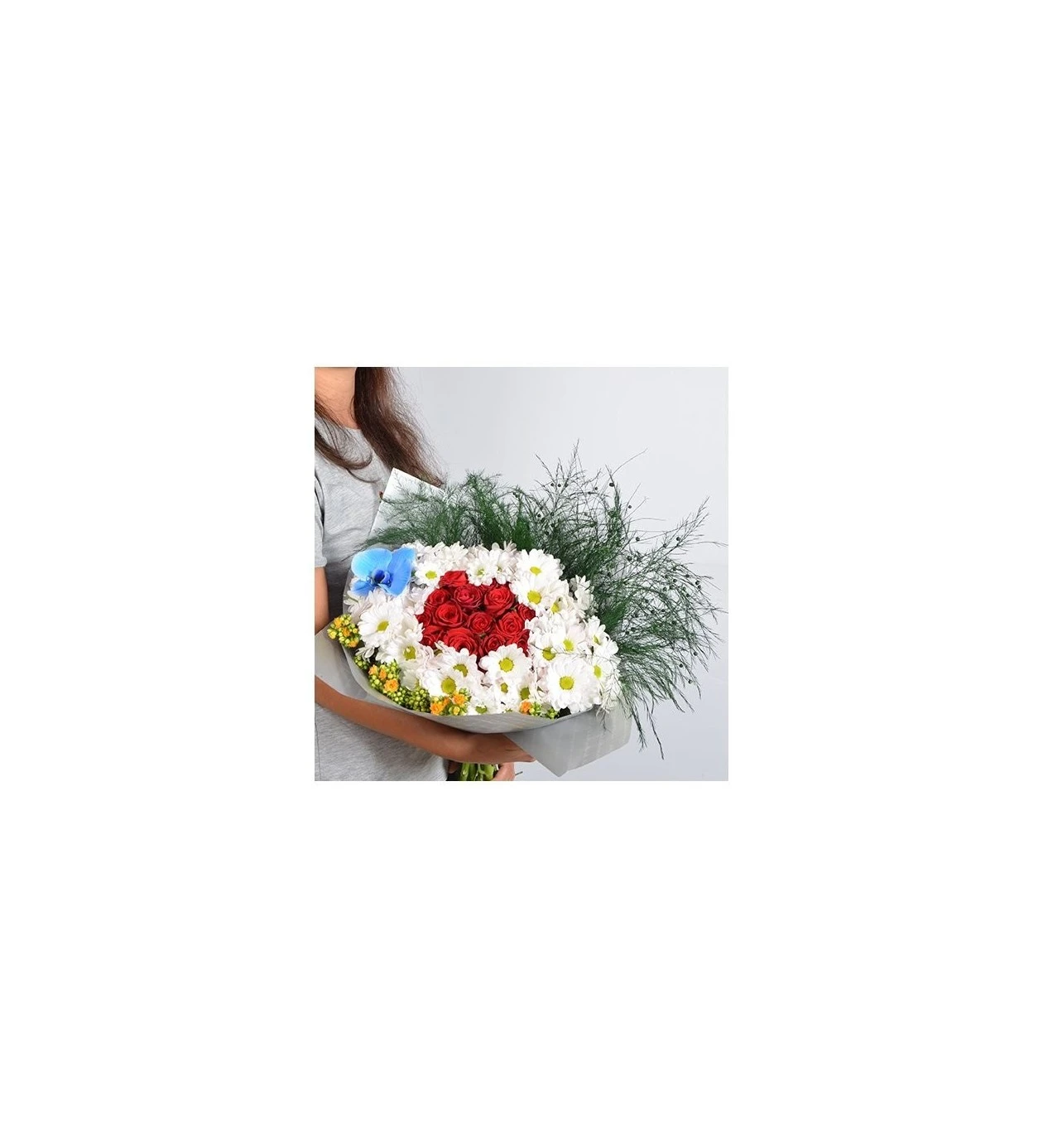 Red Lady Flowers Bouquet