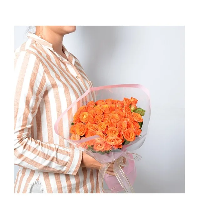 Orange Rose Bouquet