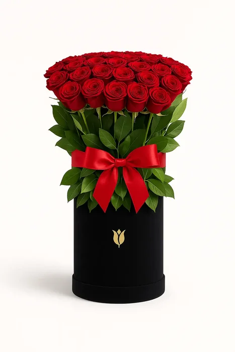 Luxurious Giant Box with 50 Red Roses