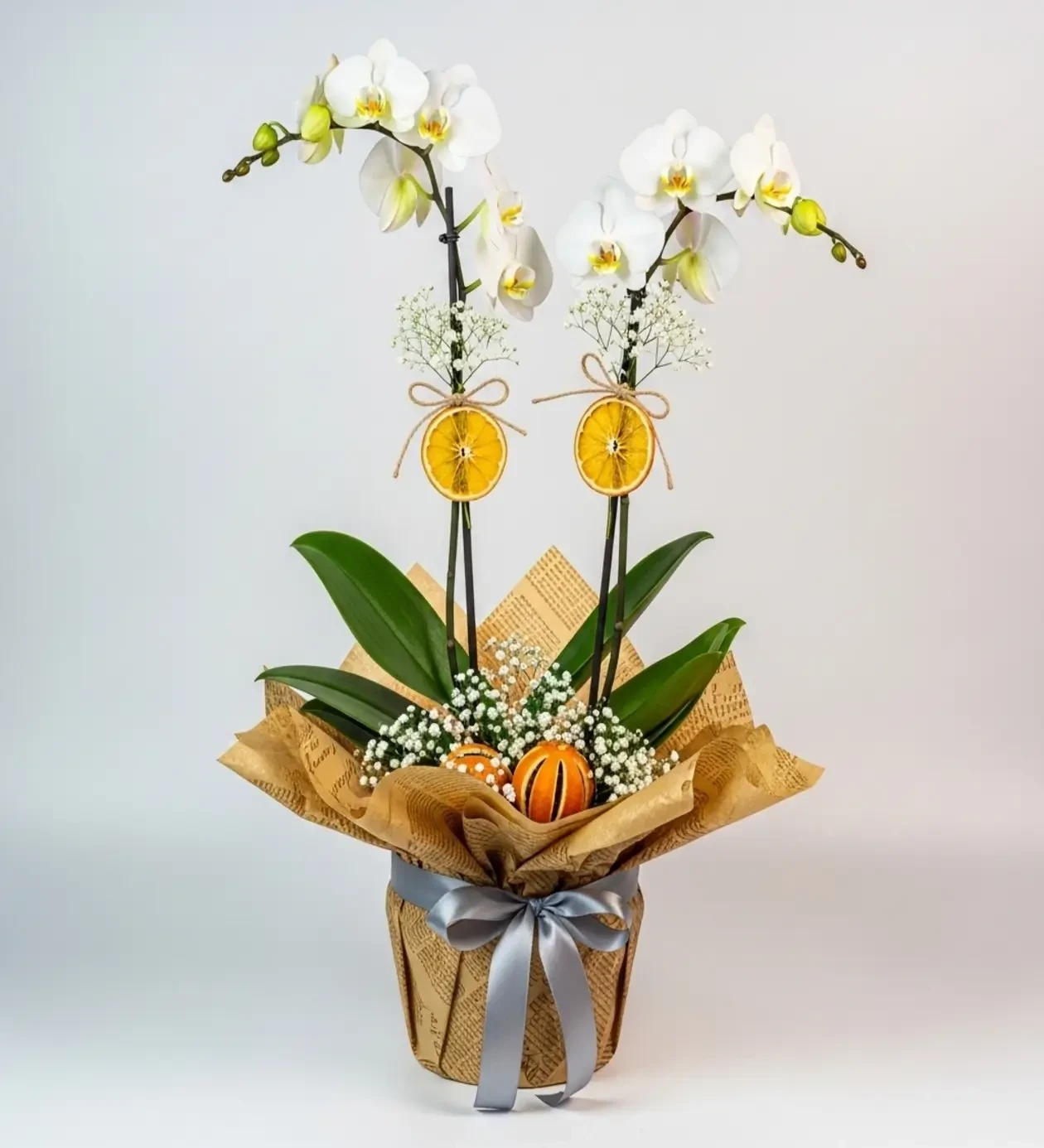 Natural Elegance Sweet White Orchid