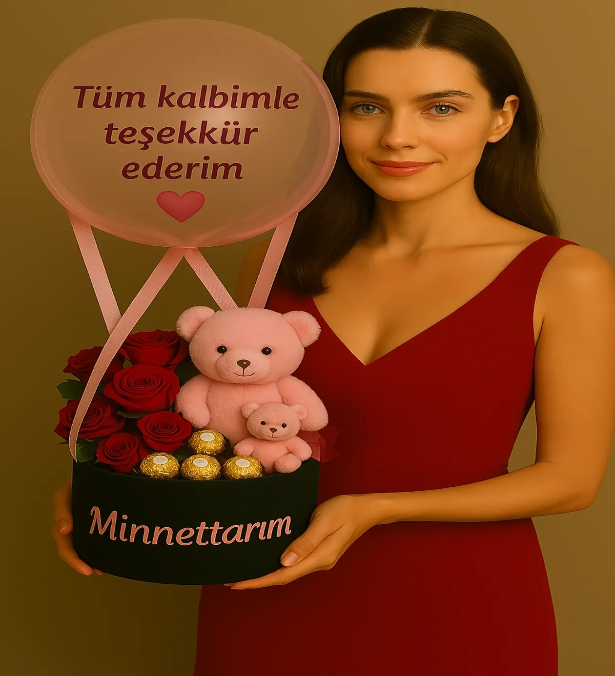 Teşekkür Ederim Balon Kutusu