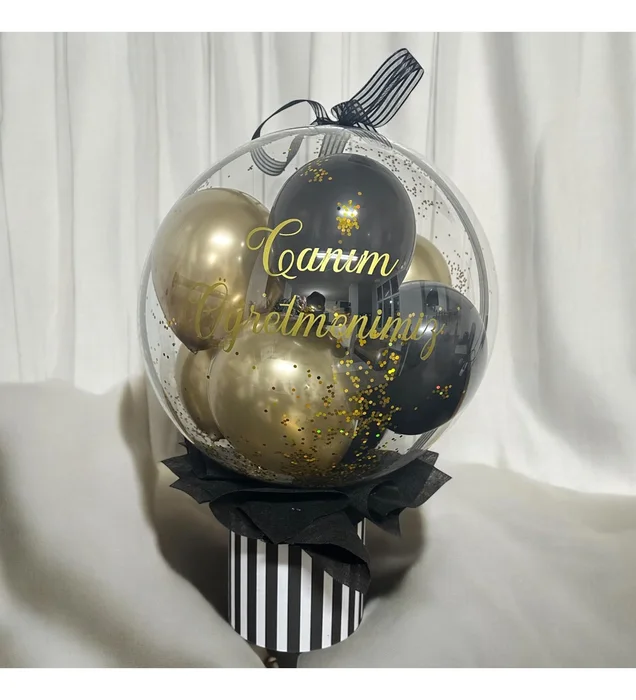 Canım Öğretmenim Hediye Balon Kutusu