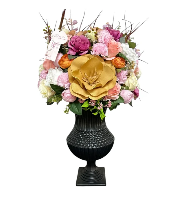 Premium Crystal Blooms Yapay Çiçek Aranjmanı