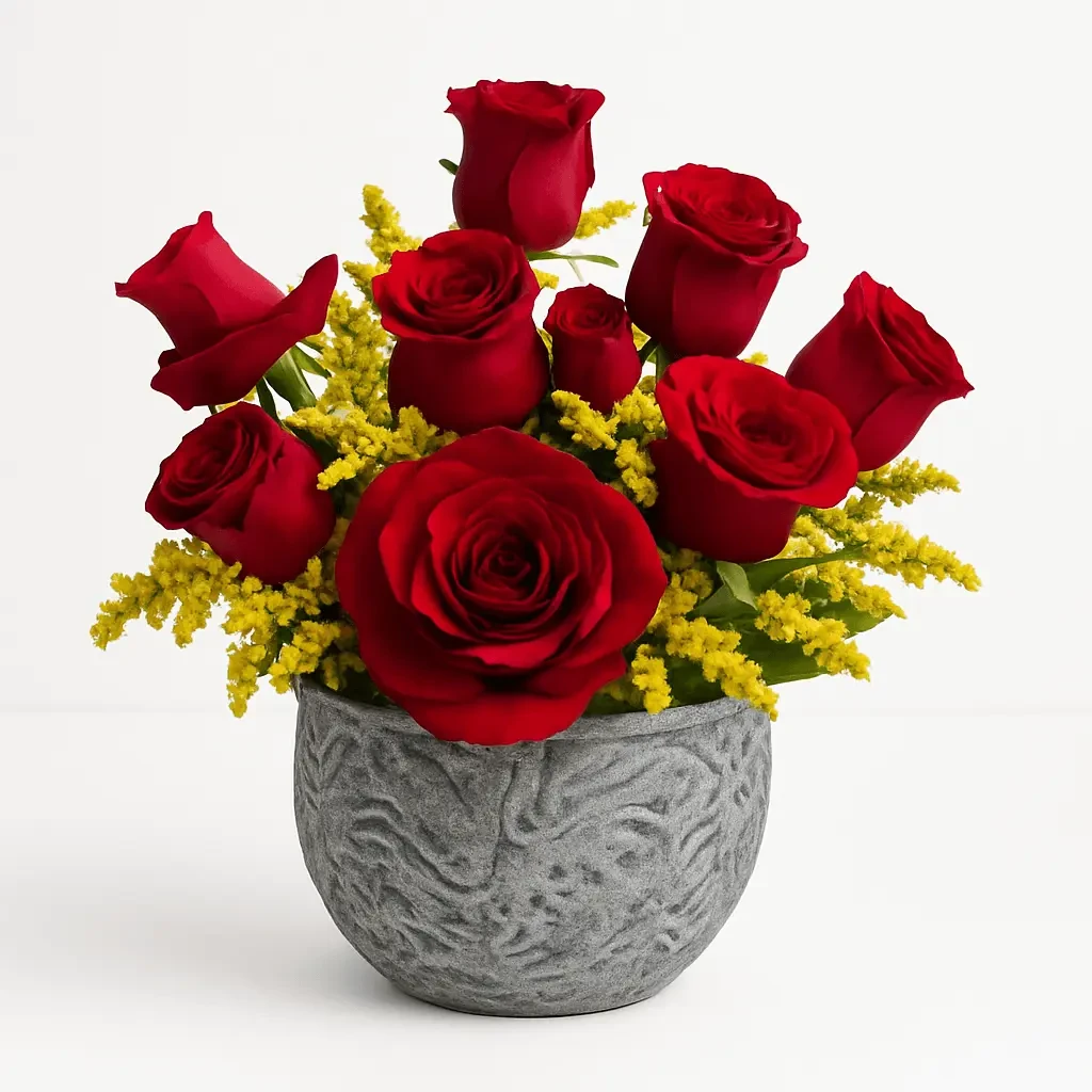 Timeless Red Rose Charm
