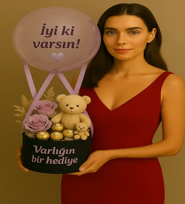 Teşekkür için Balon Kutusu