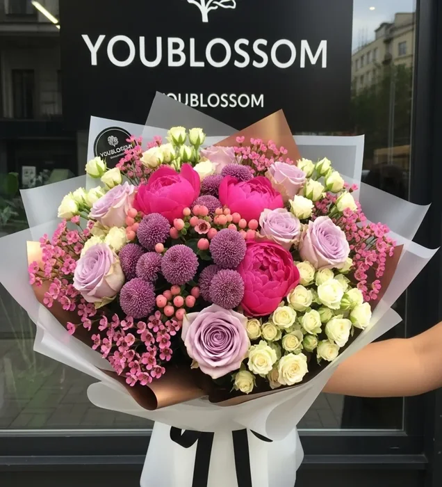 Premium Colorful Flower Bouquet