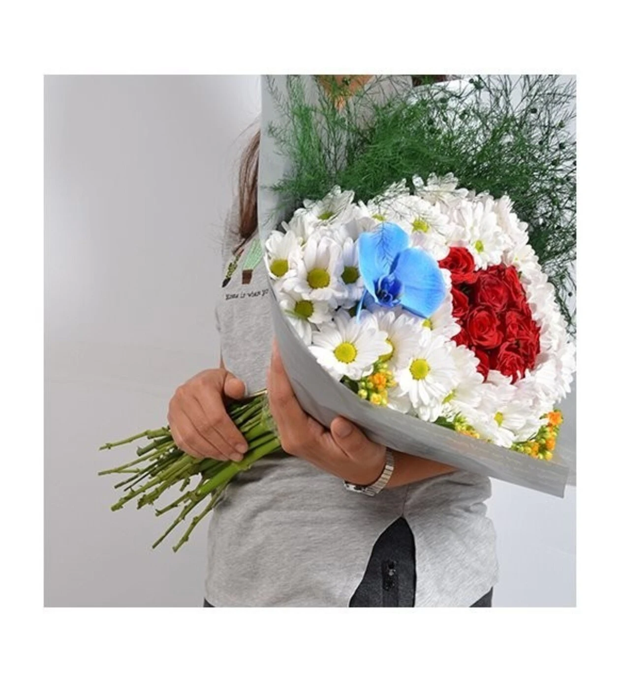 Red Lady Flowers Bouquet