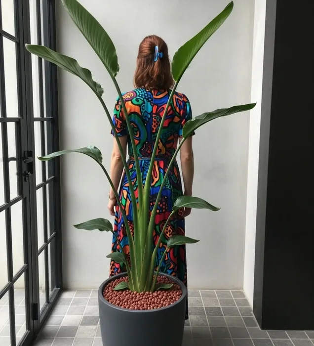 Cennet Kuşu Bitkisi – Büyük Boy Strelitzia Nicolai Saksı Bitkisi