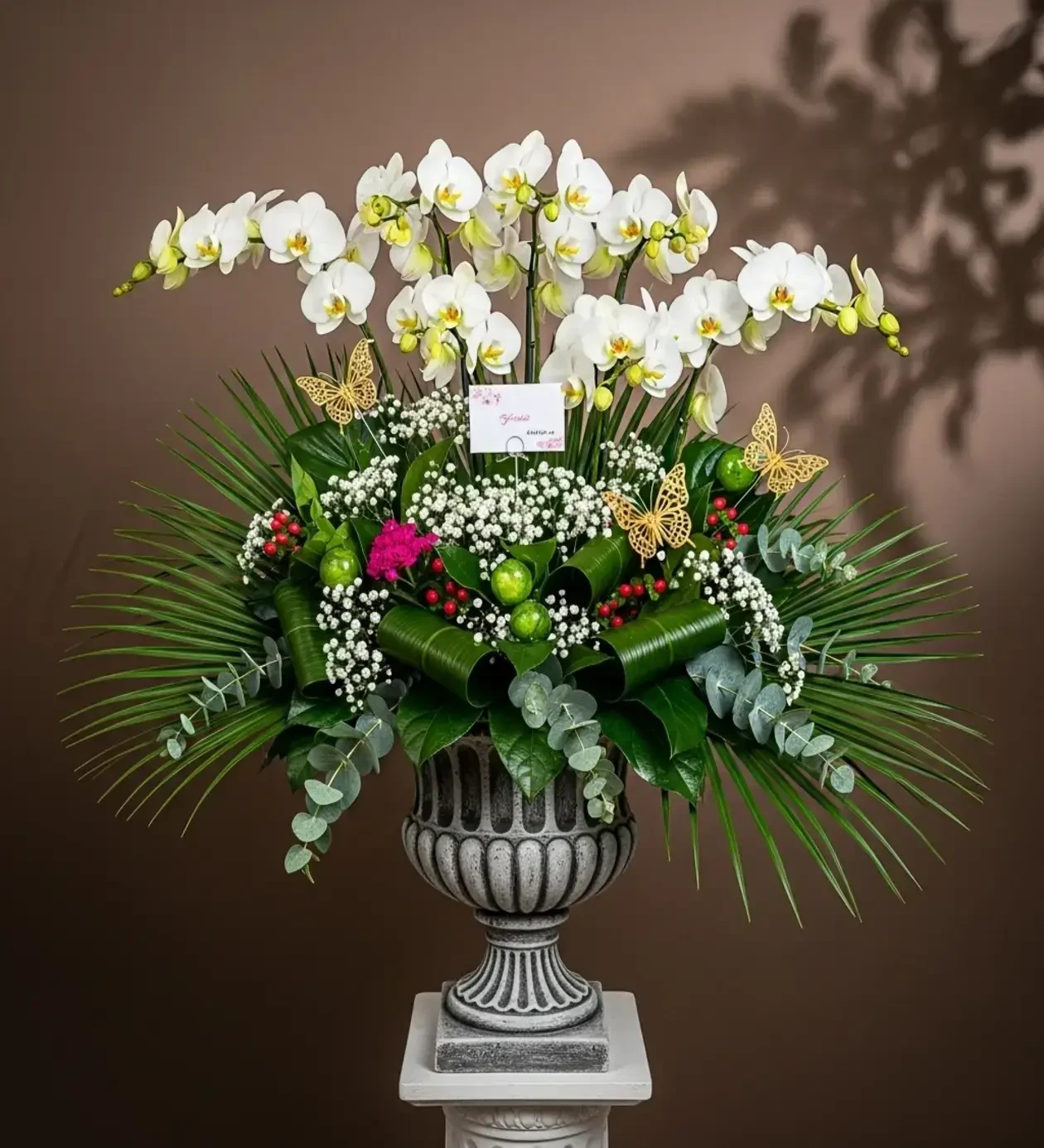 Prestigious Orchid and Tropical Flower Arrangement
