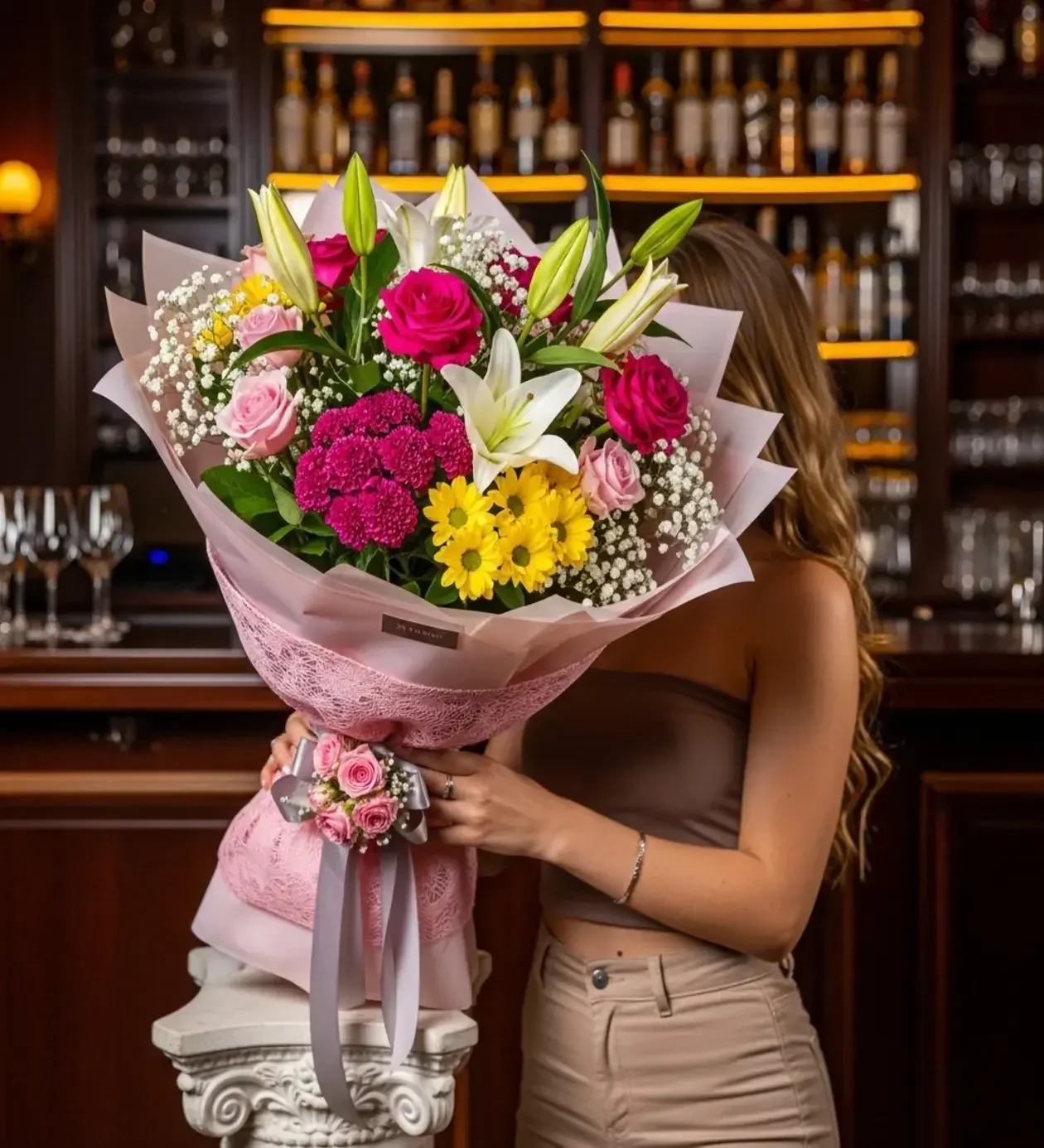 Grand Elegance Premium Lilyum Buketi