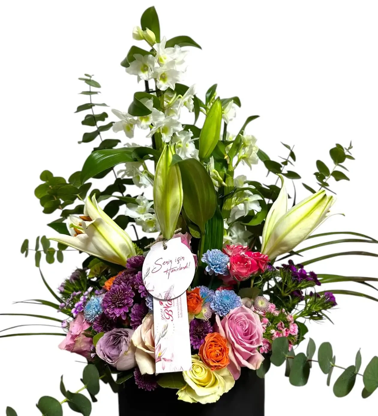 Dendrobium Nobile Zarif Çiçek Aranjmanı